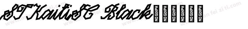 STKaitiSC Black字体转换
